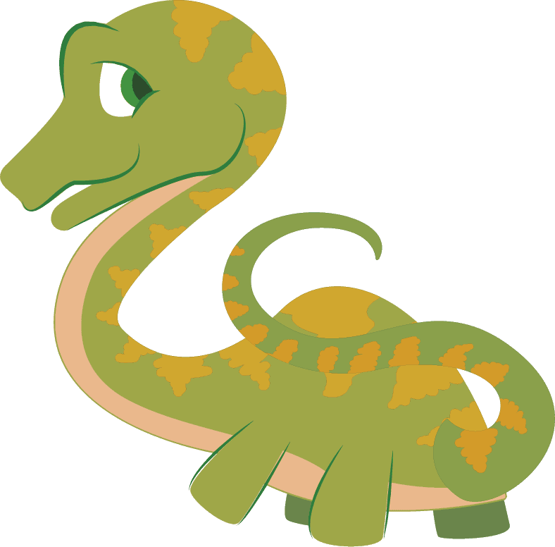 Adrian the Abrosaurus character art