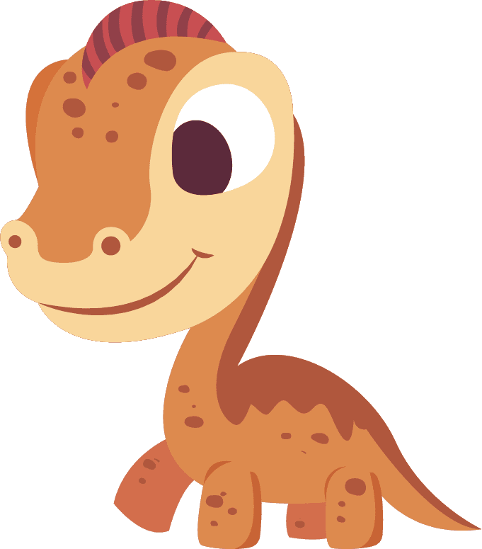 Bentley the Brachiosaurus character art