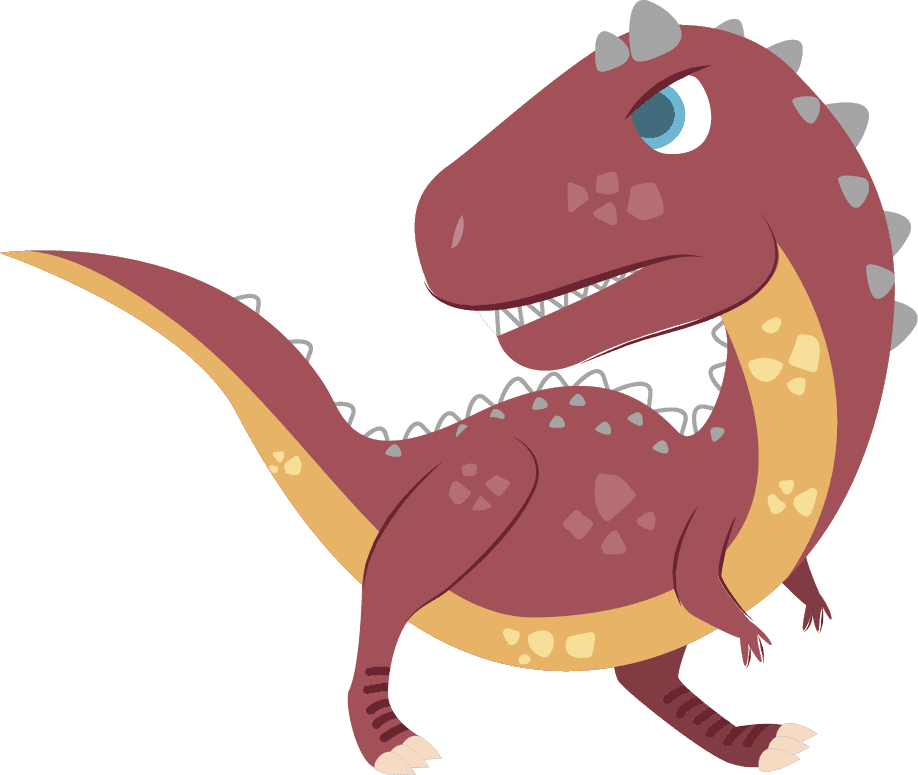 Carson the Carnotaurus character art