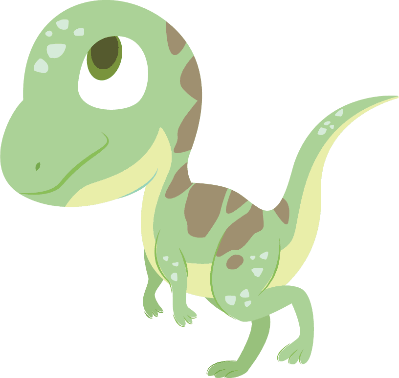 Cody the Coelophysis character art