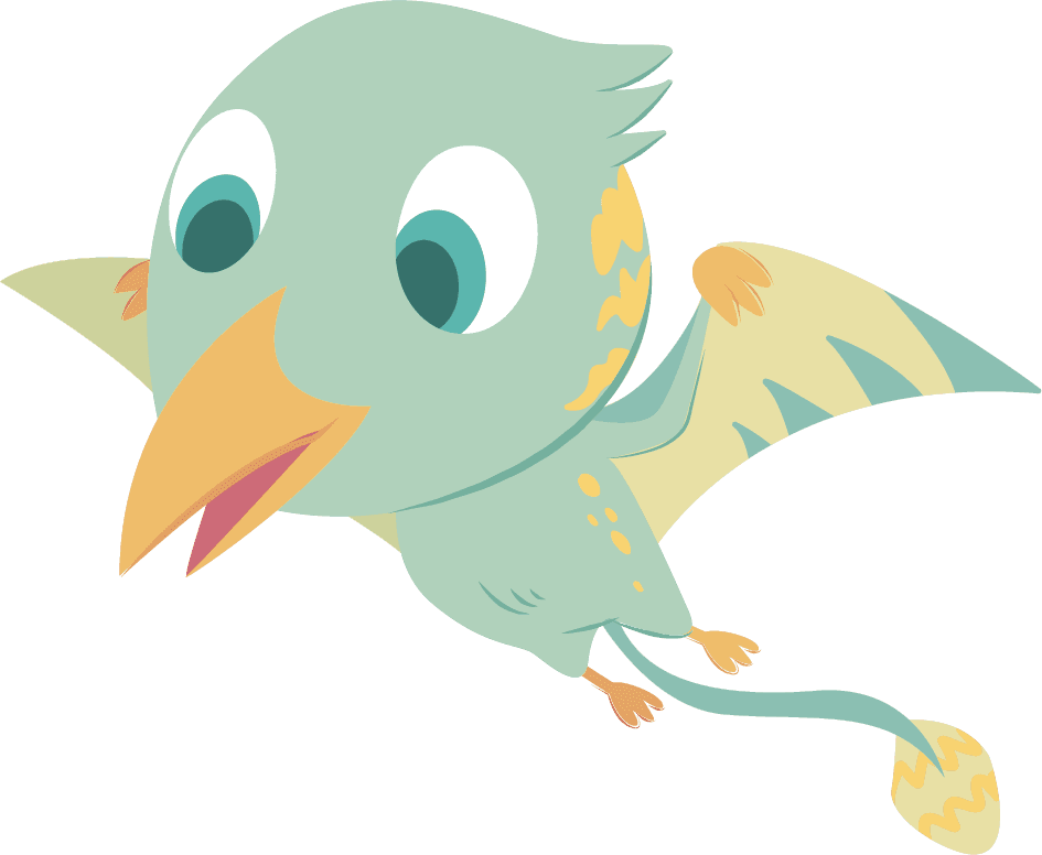 Devon the Dimorphodon character art