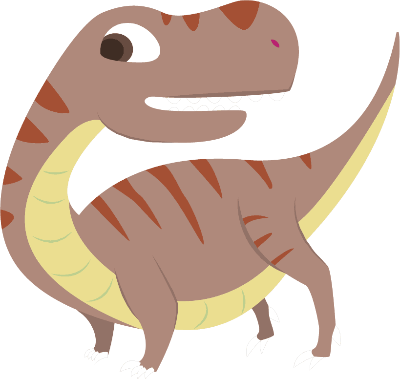 Halley the Hadrosaurus character art
