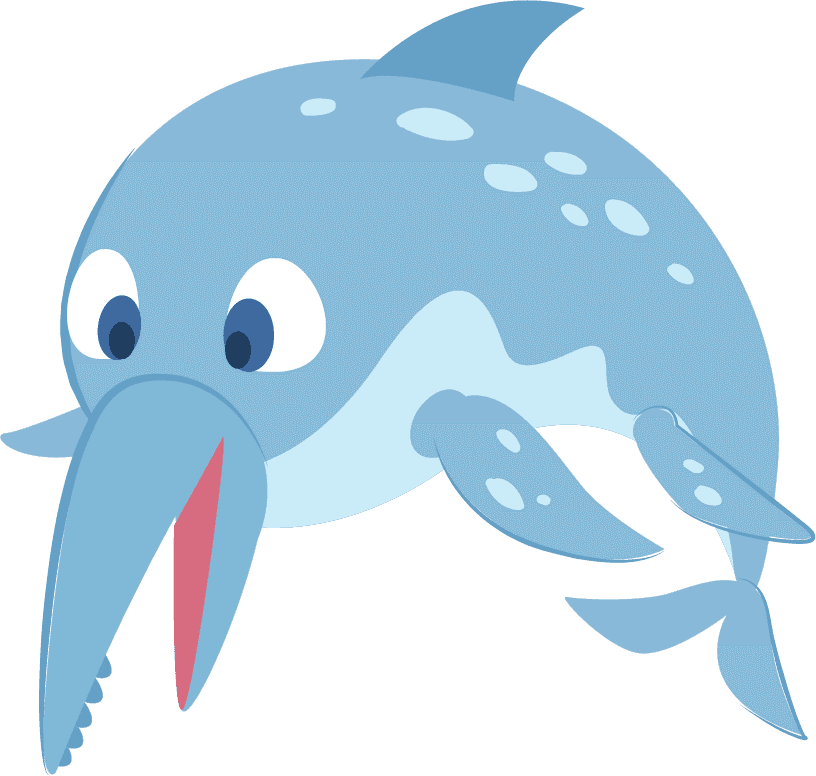 Ingrid the Ichthyosaurus character art