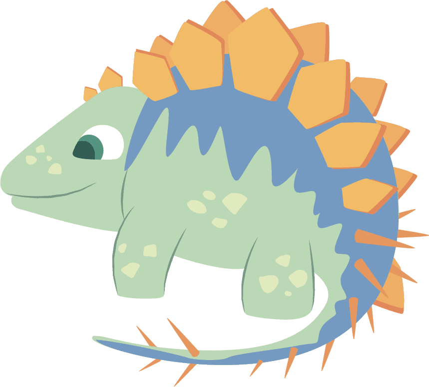 Karen the Kentrosaurus character art