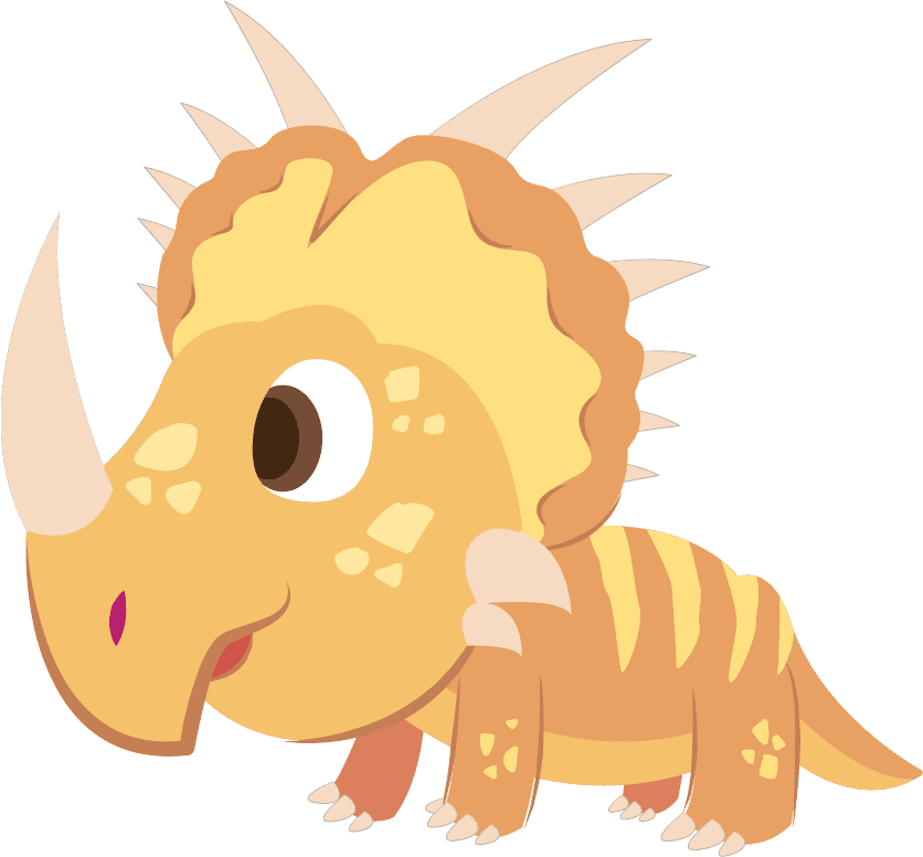 Peyton the Pentaceratops character art