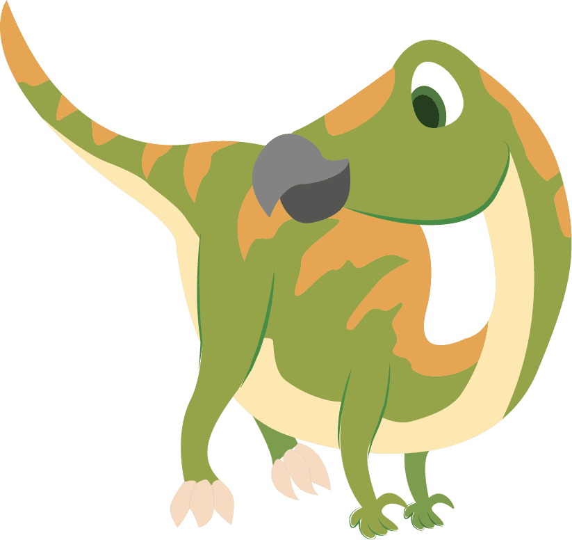 Pax the Probactrosaurus character art