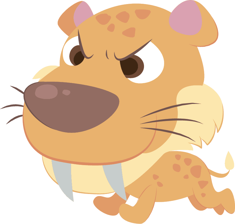 Sara the Saber-Tooth character art