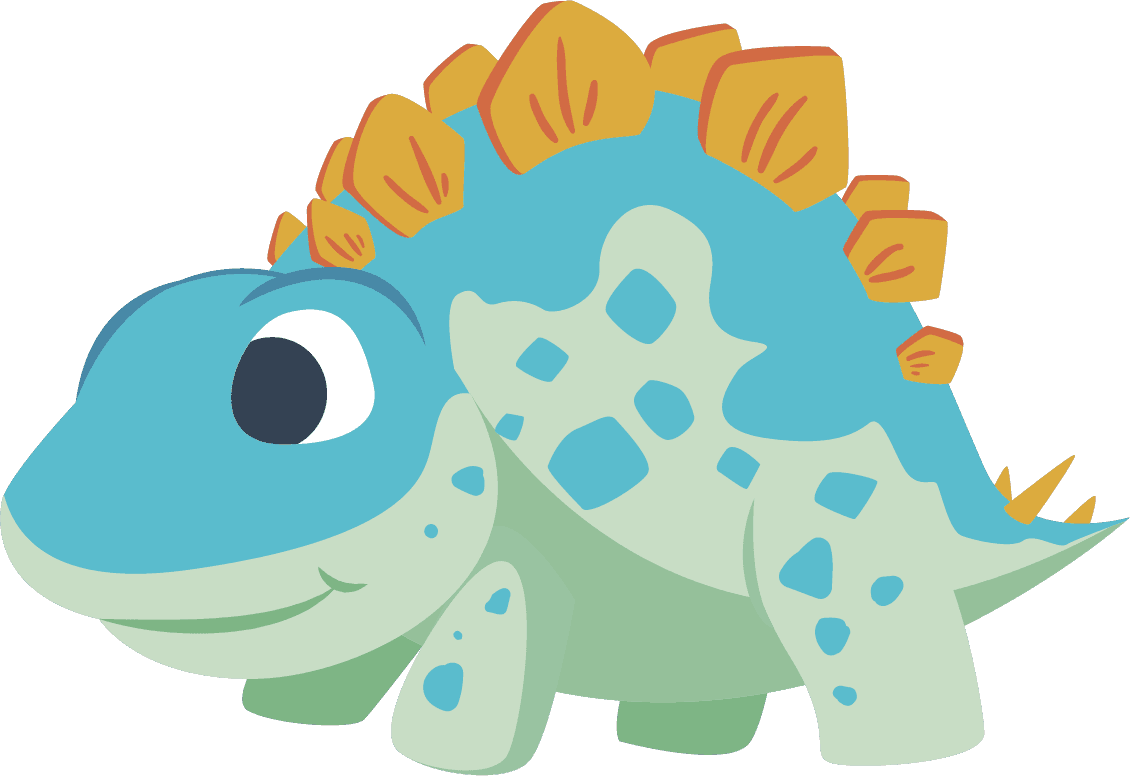Shawn the Stegosaurus character art