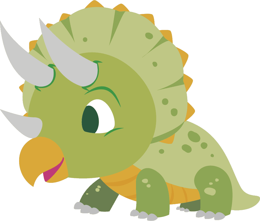 Tony the Triceratops character art